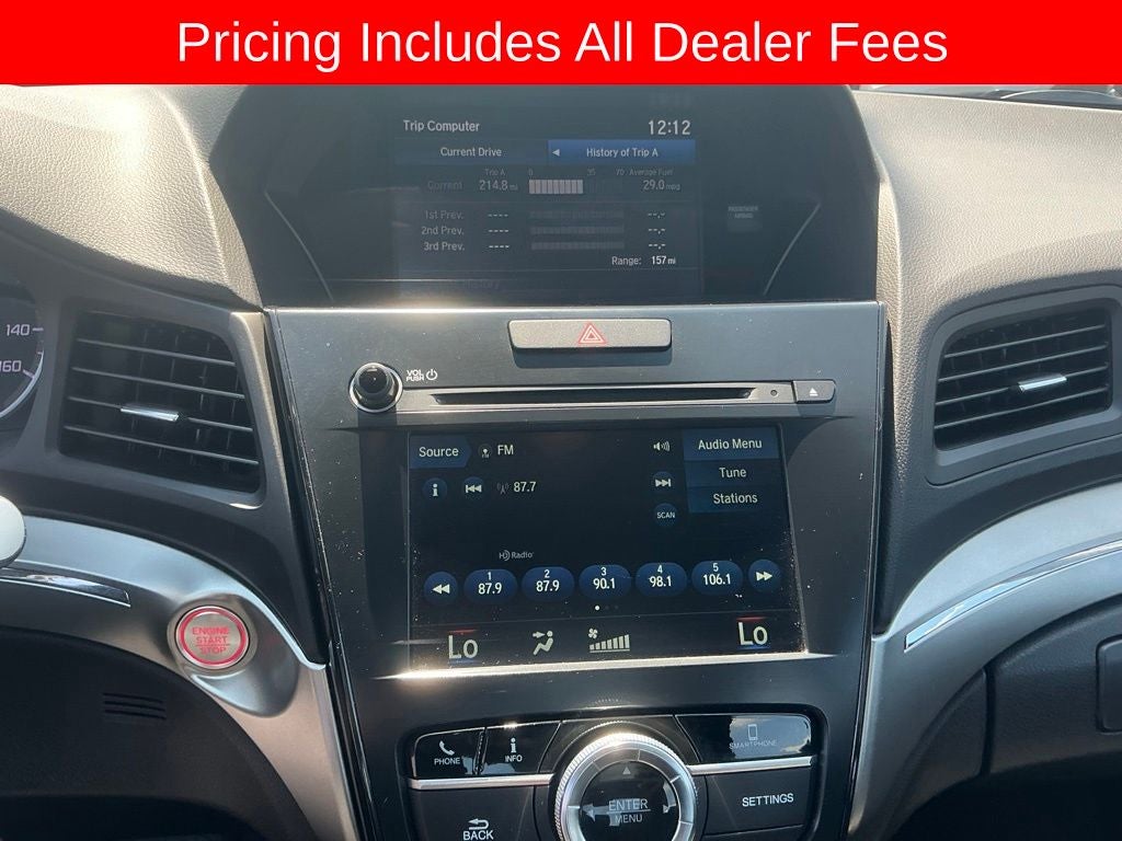2019 Acura ILX Premium Package