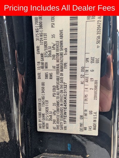 2019 Ford F-150 XLT