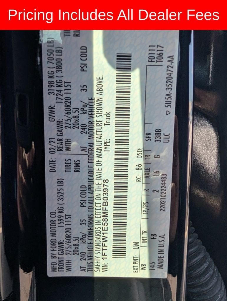 2021 Ford F-150 XLT