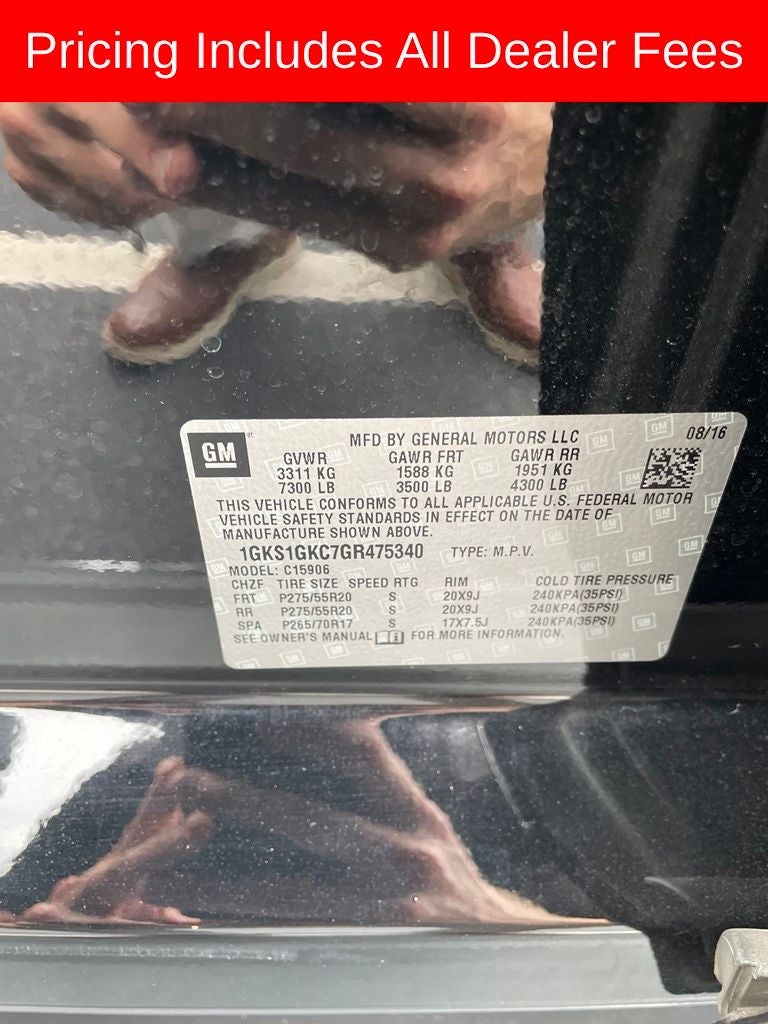 2016 GMC Yukon XL SLT