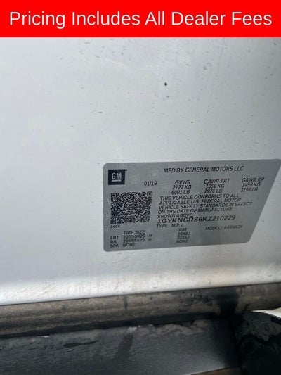 2019 Cadillac XT5 Platinum