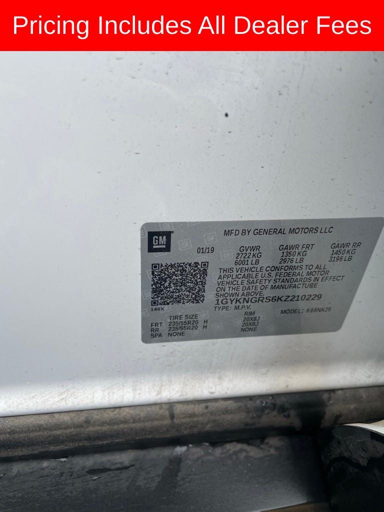 2019 Cadillac XT5 Platinum