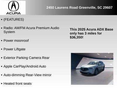 2025 Acura ADX Base