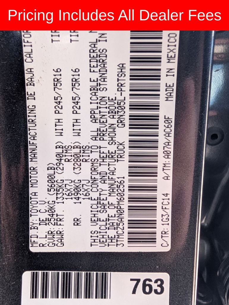 2023 Toyota Tacoma SR5 V6