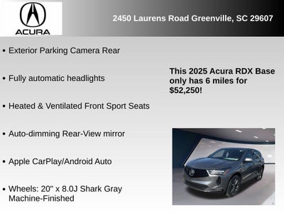 2025 Acura RDX A-Spec Package SH-AWD