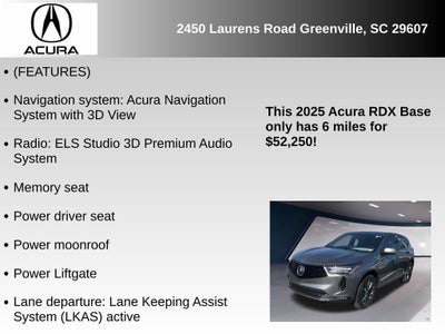 2025 Acura RDX A-Spec Package SH-AWD