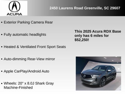 2025 Acura RDX A-Spec Package SH-AWD