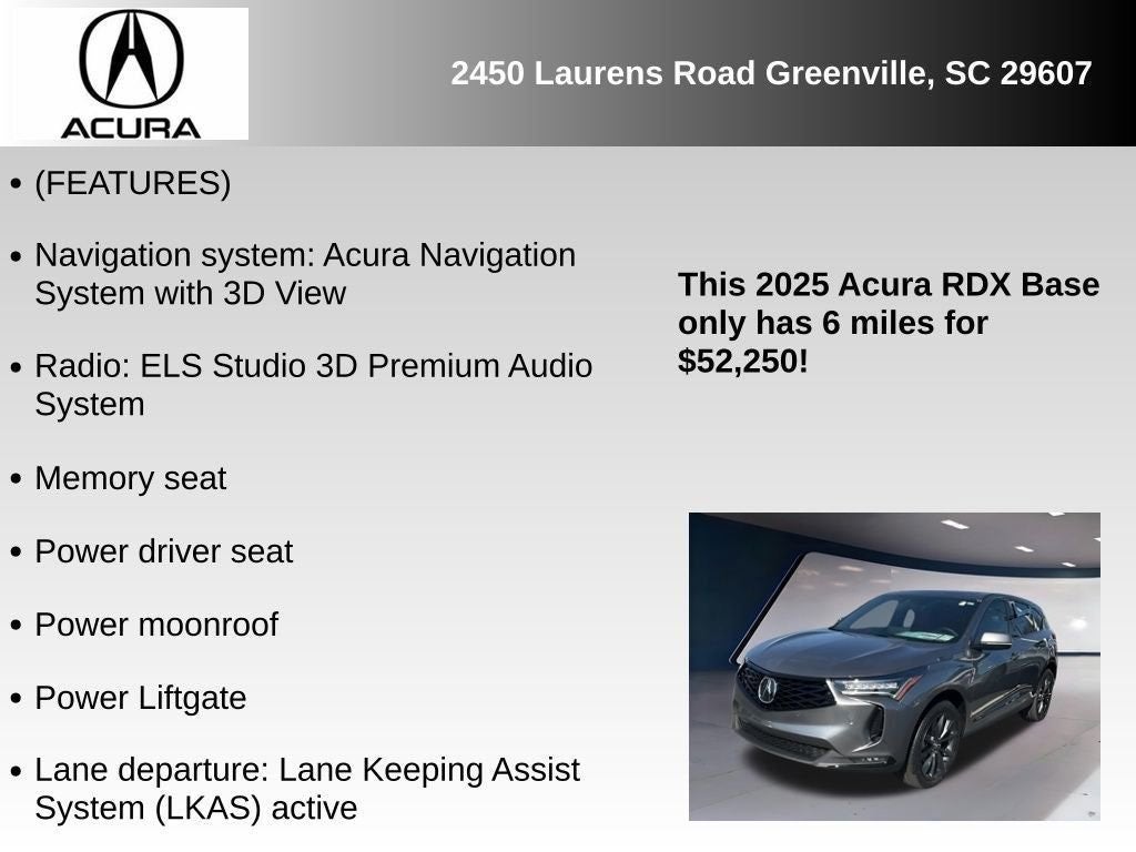 2025 Acura RDX A-Spec Package SH-AWD