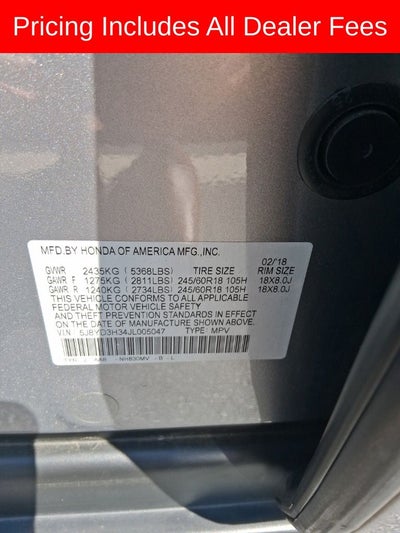 2018 Acura MDX 3.5L