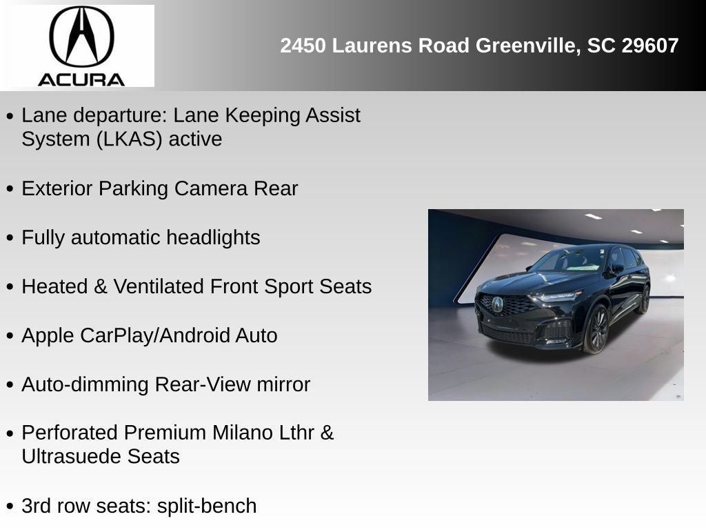 2026 Acura MDX A-Spec SH-AWD