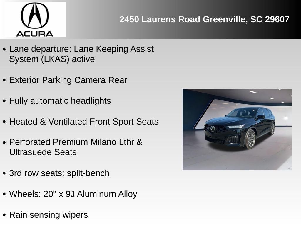 2026 Acura MDX A-Spec SH-AWD