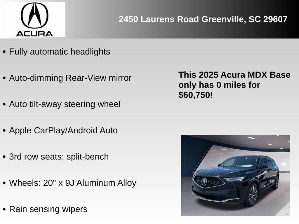 2025 Acura MDX Technology Package SH-AWD