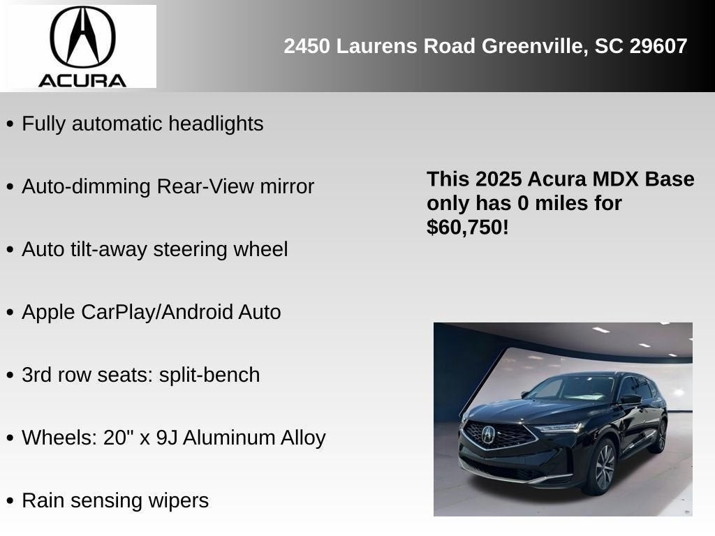 2025 Acura MDX Technology Package SH-AWD