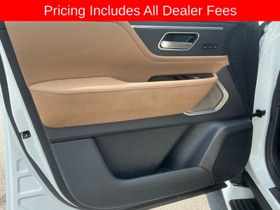 2025 INFINITI QX80 SENSORY