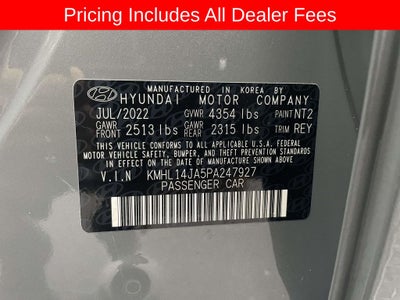 2023 Hyundai Sonata SEL