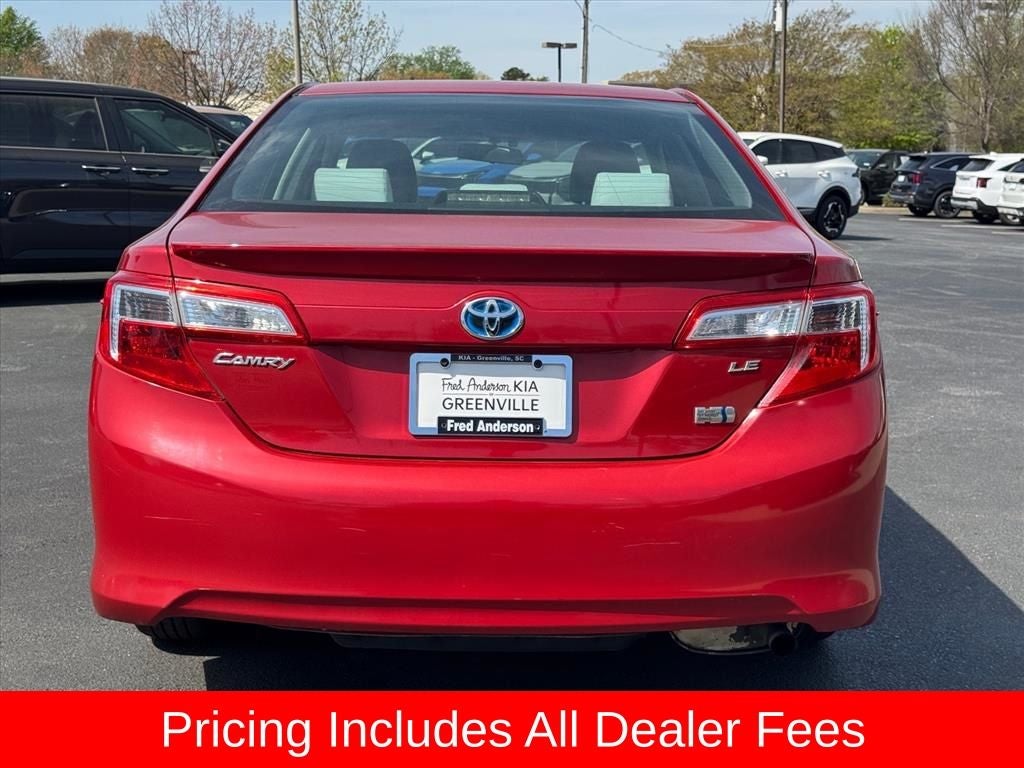2012 Toyota Camry Hybrid LE