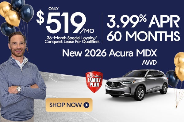 New 2026 Acura MDX AWD