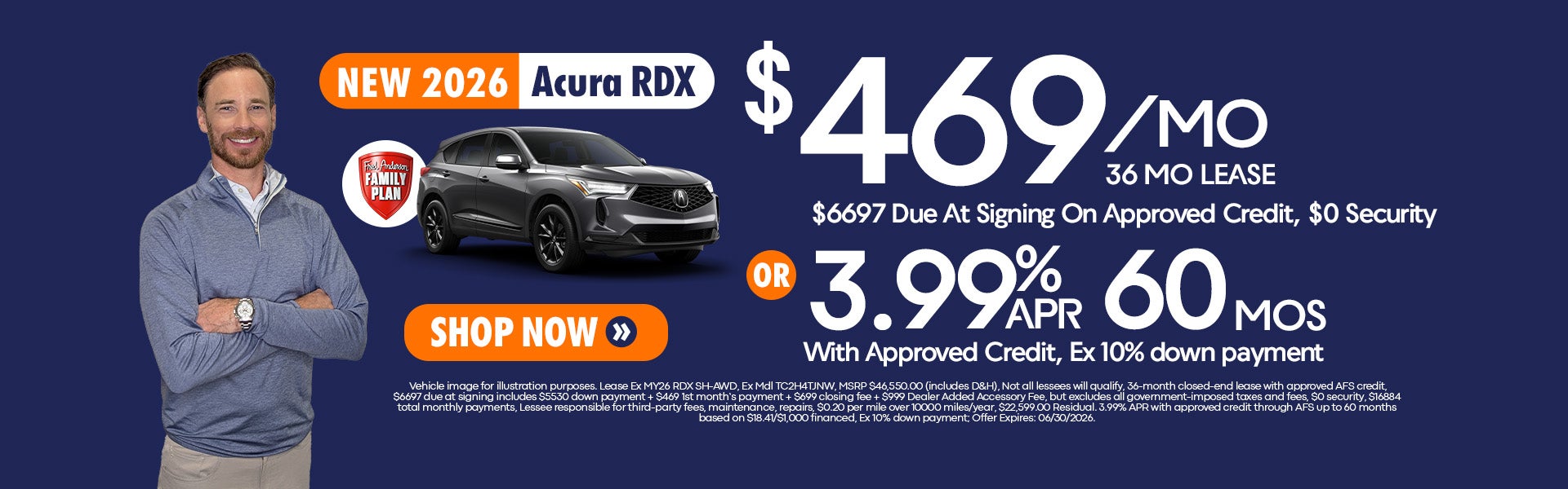 New 2026 Acura RDX 