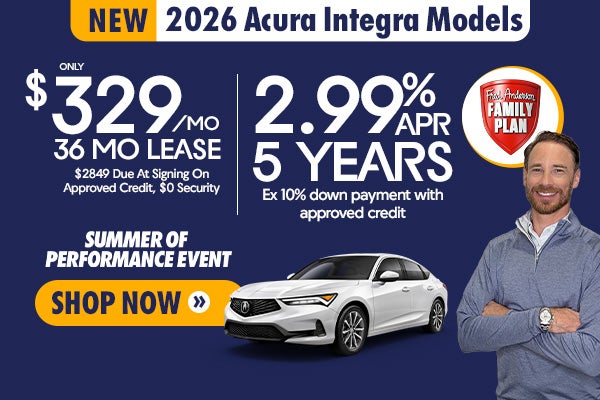 NEW 2026 ACURA INTEGRA MODELS