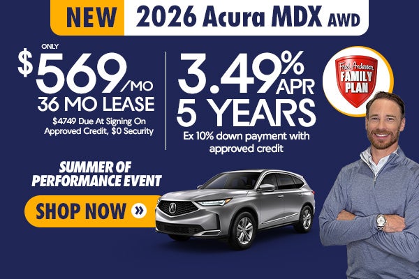 New 2026 Acura MDX AWD