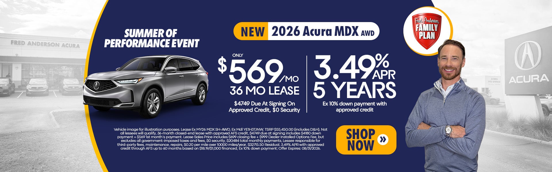 New 2026 Acura MDX AWD