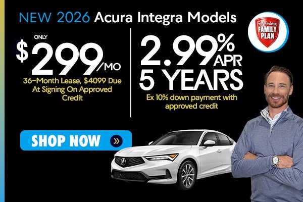 NEW 2026 ACURA INTEGRA MODELS